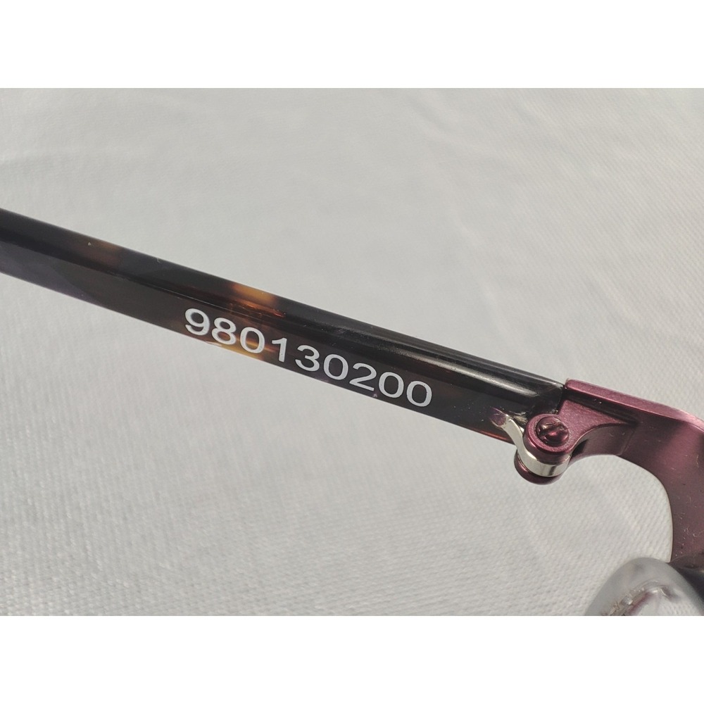 Member's Mark MM5022 Purple & Tortoise Semi-Rimless Eyeglass Frames 53-19-140 - Picture 9 of 10